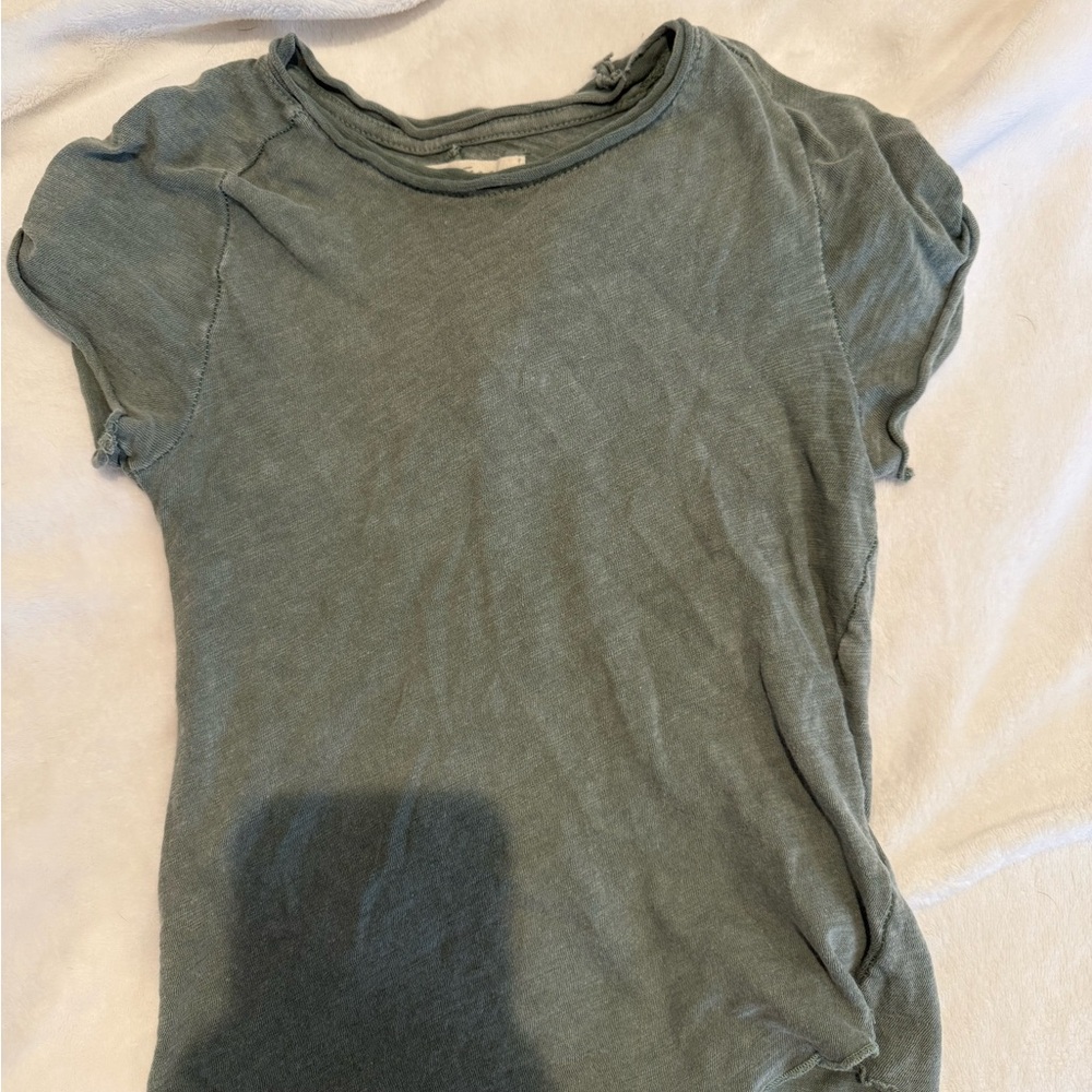 We The Free Sage Green Top
